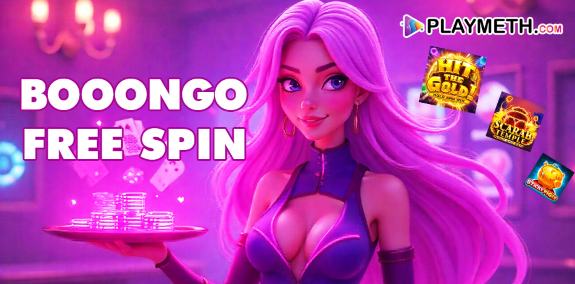 Playmeth Casino free spins promotion for Australian players