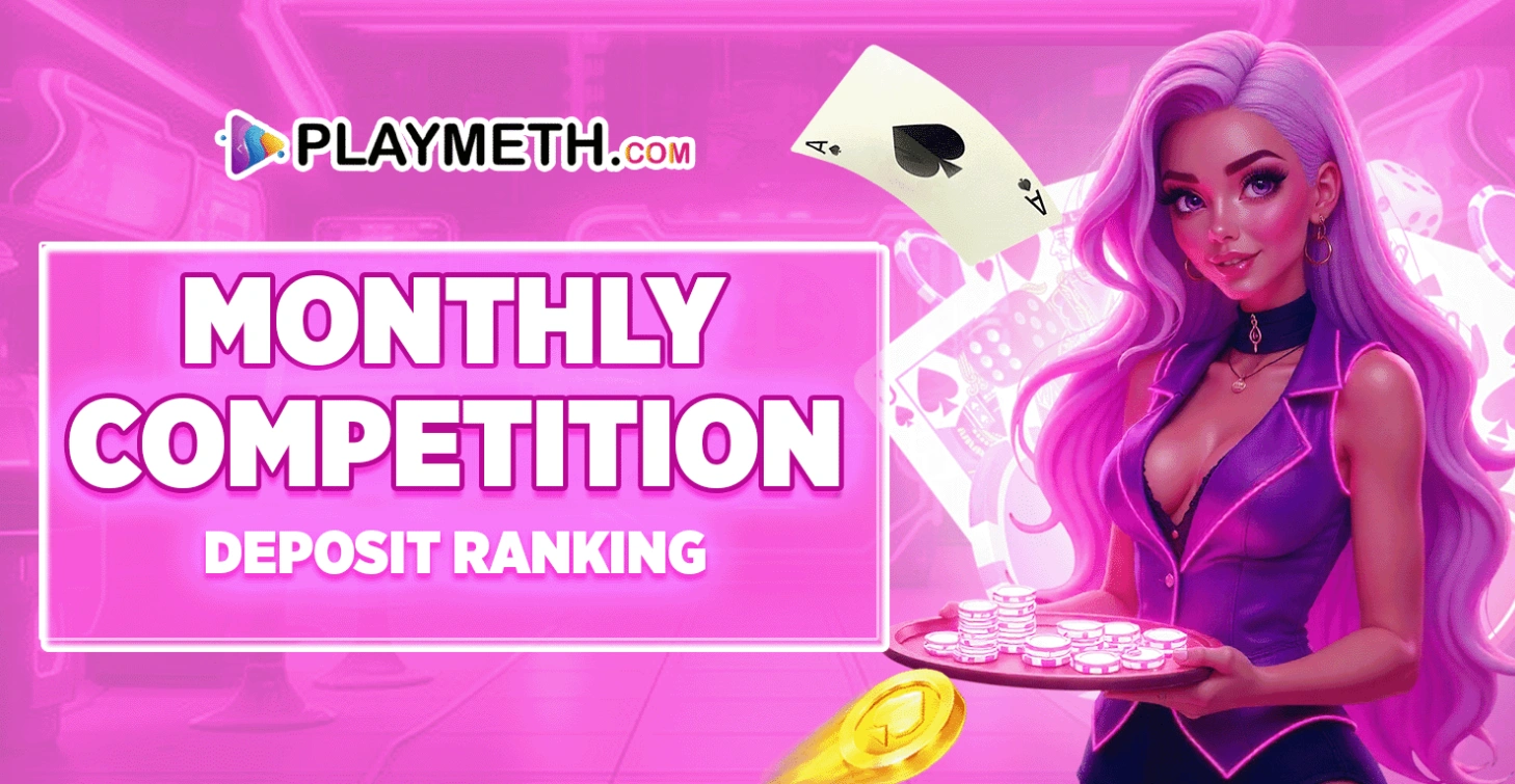 Playmeth Casino monthly competition and ongoing promotions